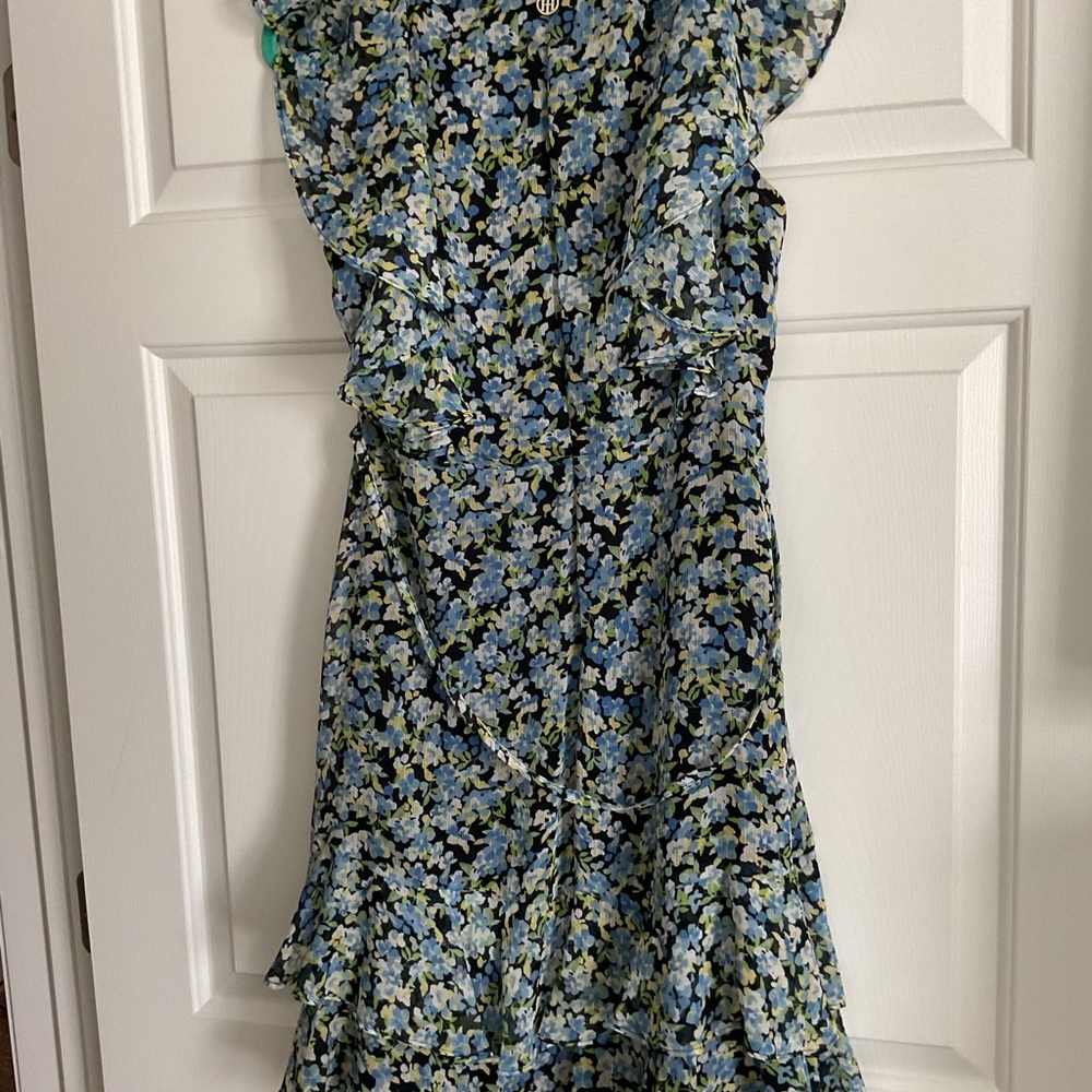 Tommy Hilfiger Blue and Green Floral Dress